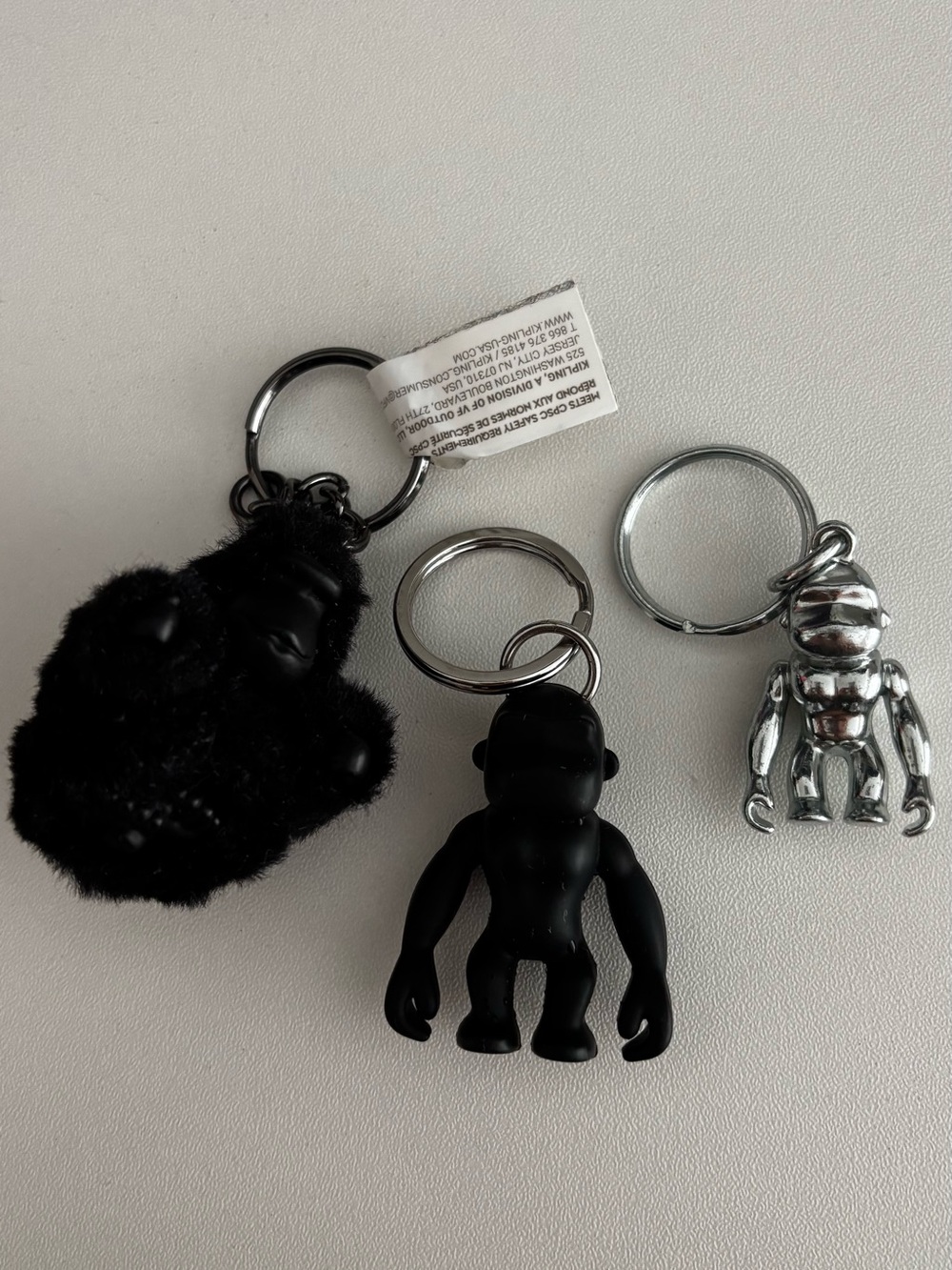 Kipling Gorilla Keychain Set - Fun Monkey Bag Charms